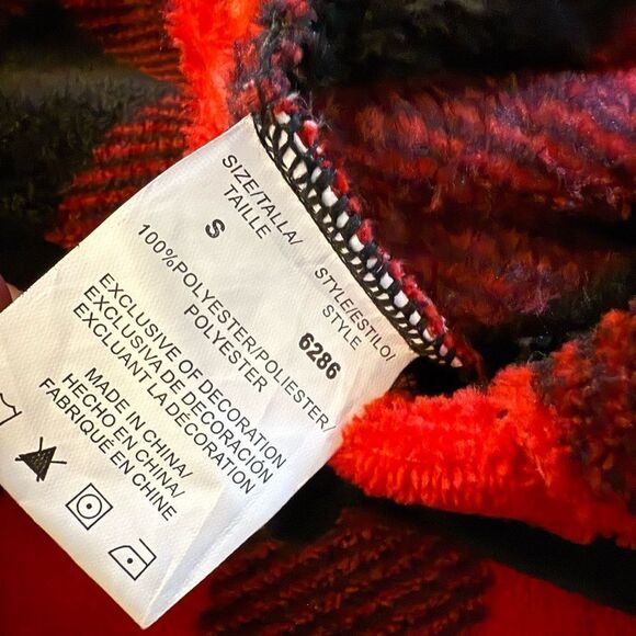 Plaid Red and Black Pj pants - Picture 3 of 3